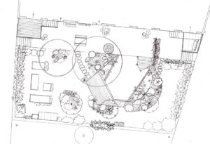 Esquisse de projet d'aménagement d'une piscine naturelle